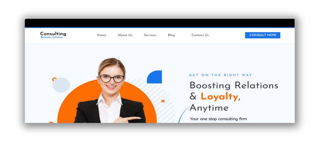 Business website